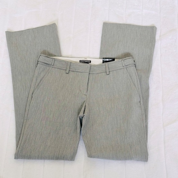 Express Columnist Light Gray Pants - Picture 1 of 4